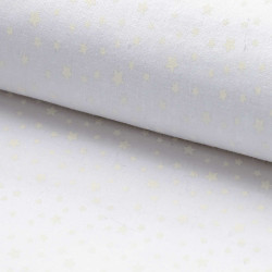 Printed Cotton DOUSNUI White / Matte White